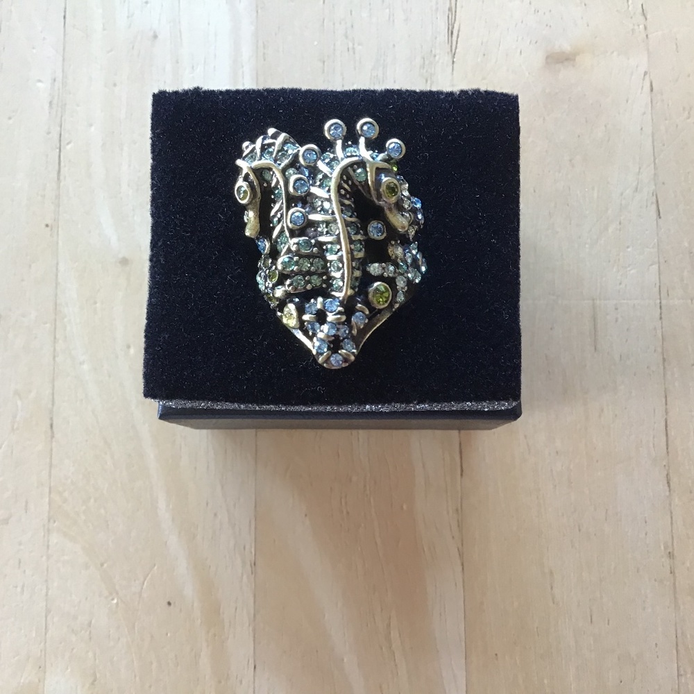 Heidi Daus Double Seahouse Ring size 6.5